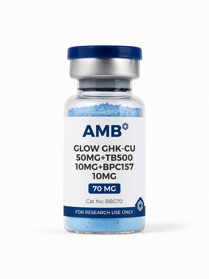 GLOW GHK-CU 50mg+TB500 10mg+BPC157 10mg